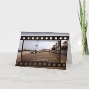 Atlantic City Beach Boardwalk on Film Kaart