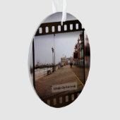 Atlantic City Beach Boardwalk on Film Ornament (voorkant)