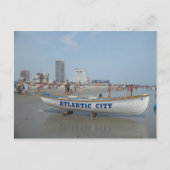 Atlantic City Beach Briefkaart (Voorkant)