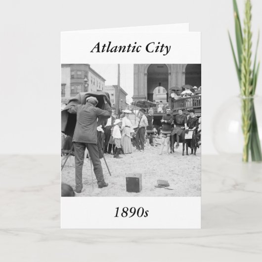 Atlantic City Beach, jaren '90 Kaart (Voorkant)