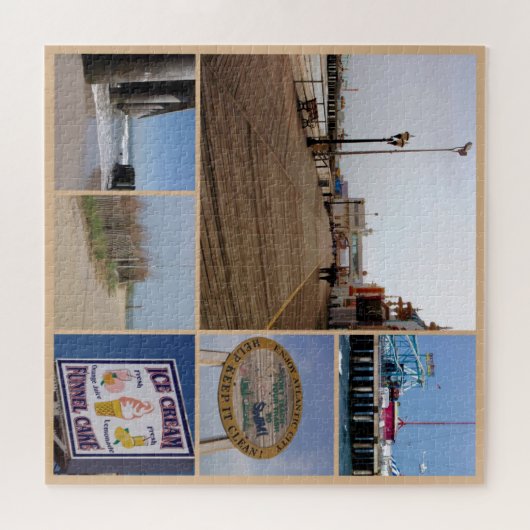 Atlantic City Beach Legpuzzel (Horizontaal)