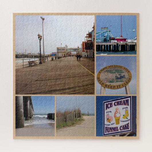 Atlantic City Beach Legpuzzel (Verticaal)