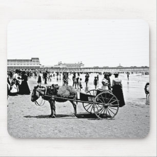 Atlantic City Beach Mousepad 1902 Muismat
