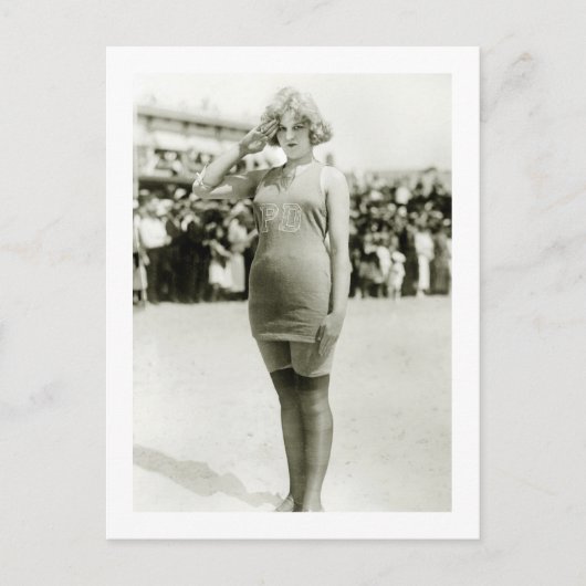 Atlantic City Beauty, begin jaren 1900 Briefkaart (Voorkant)