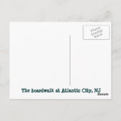 Atlantic City Boardwalk Briefkaart (Achterkant)