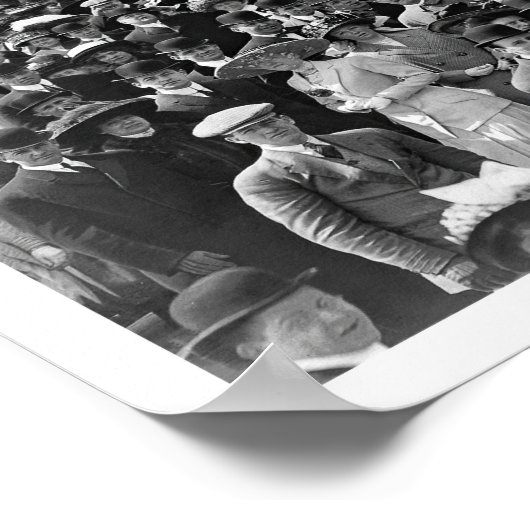 Atlantic City Boardwalk crowd 1911 Poster (Hoek)