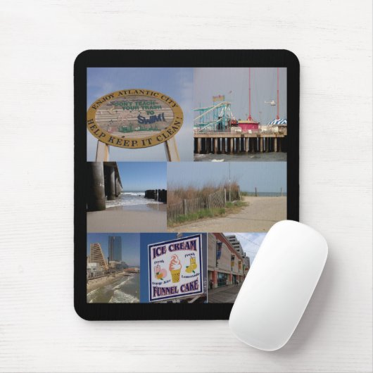 Atlantic City Boardwalk Mousepad Muismat (Met muis)