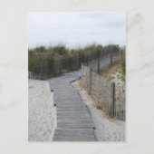 Atlantic City Boardwalk naar Beach Briefkaart (Voorkant)