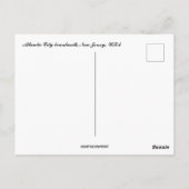 Atlantic City Boardwalk New Jersey Verenigde State Briefkaart (Achterkant)