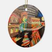 Atlantic City boardwalk schilderij ornament (Links)