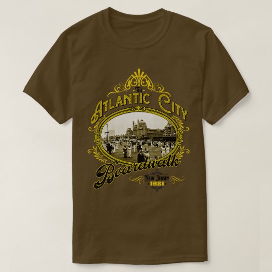 Atlantic City Boardwalk T-shirt (Design voorkant)