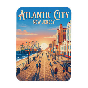 Atlantic City Boardwalk VS Magneet