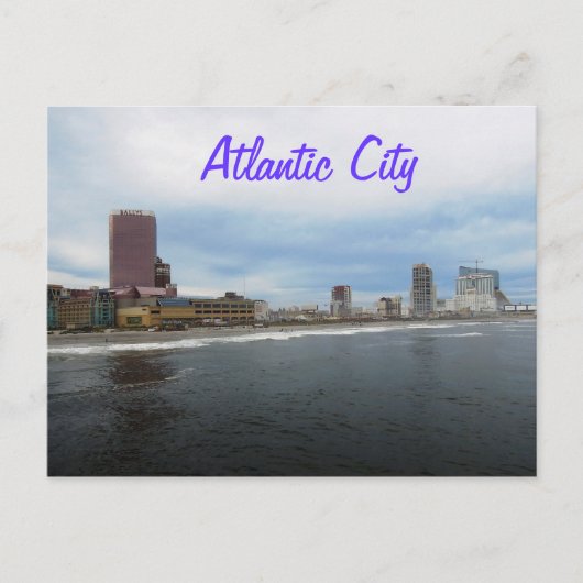 Atlantic City Briefkaart (Voorkant)