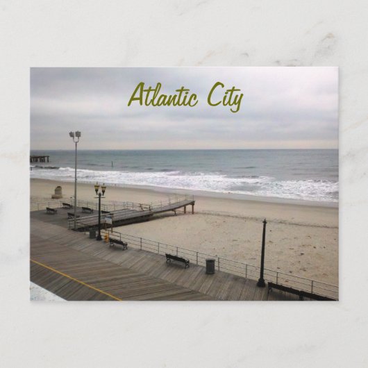 Atlantic City Briefkaart (Voorkant)