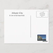 Atlantic City Briefkaart (Achterkant)