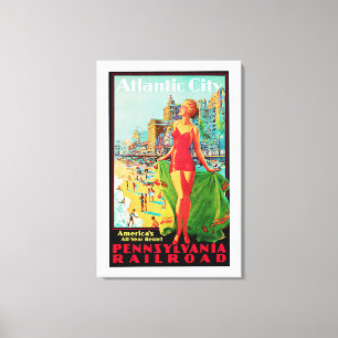 Atlantic City Canvas Afdruk
