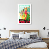 Atlantic City Canvas Afdruk (Insitu (Slaapkamer))