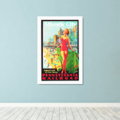 Atlantic City Canvas Afdruk (Insitu (Houten vloer))