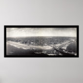 Atlantic City Foto 1909 Poster (Voorkant)