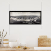 Atlantic City Foto 1909 Poster (Keuken)