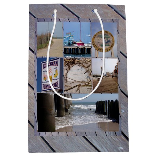 Atlantic City - Fotocollage Medium Cadeauzakje (Voorkant)