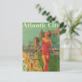 Atlantic City - het hele jaar door in Amerika redm Briefkaart (Staand voorkant)