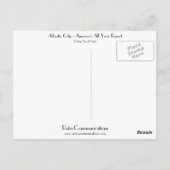 Atlantic City - het hele jaar door in Amerika redm Briefkaart (Achterkant)