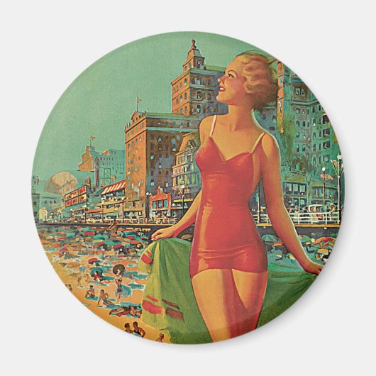 Atlantic City - het hele jaar door in Amerika redm Magneet (Voorkant)