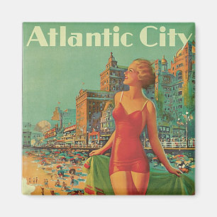 Atlantic City - het hele jaar door in Amerika redm Magneet