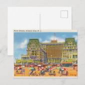 , Atlantic City Hotel, New Jersey Briefkaart (Voorkant / Achterkant)