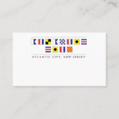 Atlantic City Marine Visitekaartje (Voorkant)
