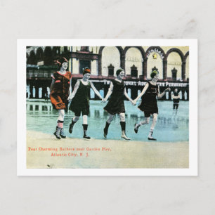 Atlantic City, New Jersey, Beauties, Vintage Briefkaart