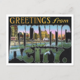 Atlantic City, New Jersey Big Letters Briefkaart