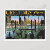 Atlantic City, New Jersey Big Letters Briefkaart (Voorkant)