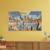 Atlantic City, New Jersey (Boardwalk Scene) Canvas Afdruk (Insitu (Woonkamer))