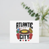 Atlantic City New Jersey Casino Gambling Briefkaart (Staand voorkant)