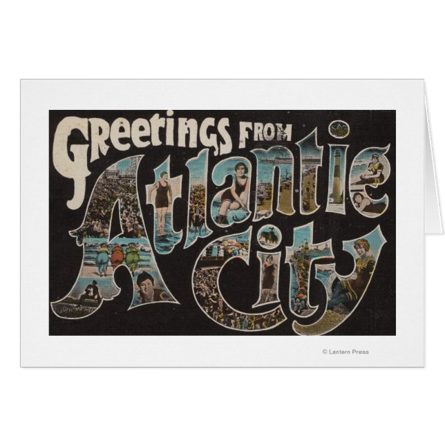 Atlantic City, New Jersey - grote brievenbussen (Voorkant Horizontaal)