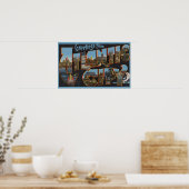 Atlantic City, New Jersey - grote brievenbussen Poster (Keuken)