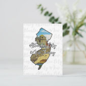 Atlantic City, New Jersey,  inspiredpostcard Briefkaart (Staand voorkant)