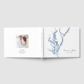 Atlantic City New Jersey Kaart Bruiloft Gastenboek (Volledig)