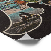 Atlantic City, New Jersey - Large Letter Scenes 3 Poster (Hoek)