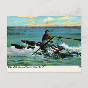 Atlantic City, New Jersey, Life Saver,  Briefkaart