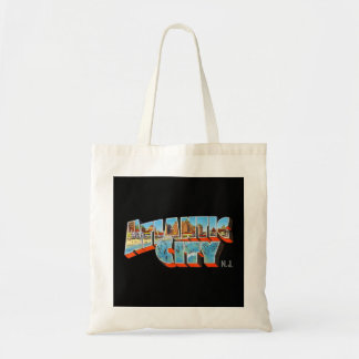 Atlantic City New Jersey NJ Retro Souvenir Tote Bag