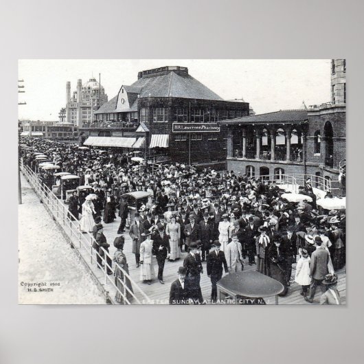 Atlantic City, New Jersey, paaszondag,  Poster (Voorkant)