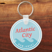 Atlantic City New Jersey Sleutelhanger (Voorkant)