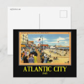 Atlantic City, New Jersey, Vintage Briefkaart (Voorkant / Achterkant)