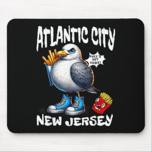 Atlantic City New Jersey Zeemeeuw Franse Frietjes Muismat