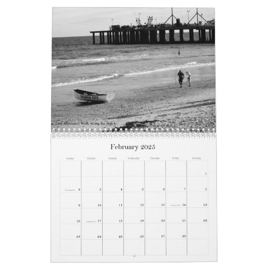 Atlantic City, NJ - Een kalender voor 2026 (Feb 2025)