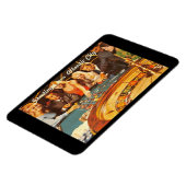 Atlantic City NJ, Gambling, Roulette, Retro Postc Magneet (Linkerzijde)