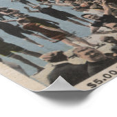 Atlantic City, NJ - Holiday Crowd bij Beach Poster (Hoek)